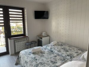 pokój z balkonem w willi anna w gródku nad dunajcem